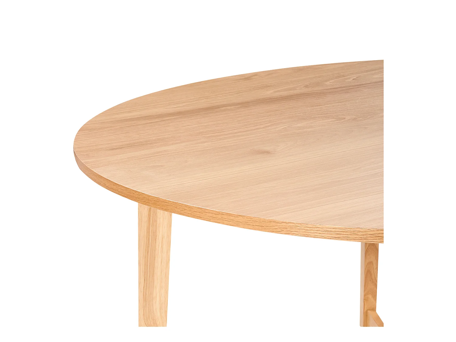 Table de repas WAIPORI Chêne clair 140 cm 140 cm
