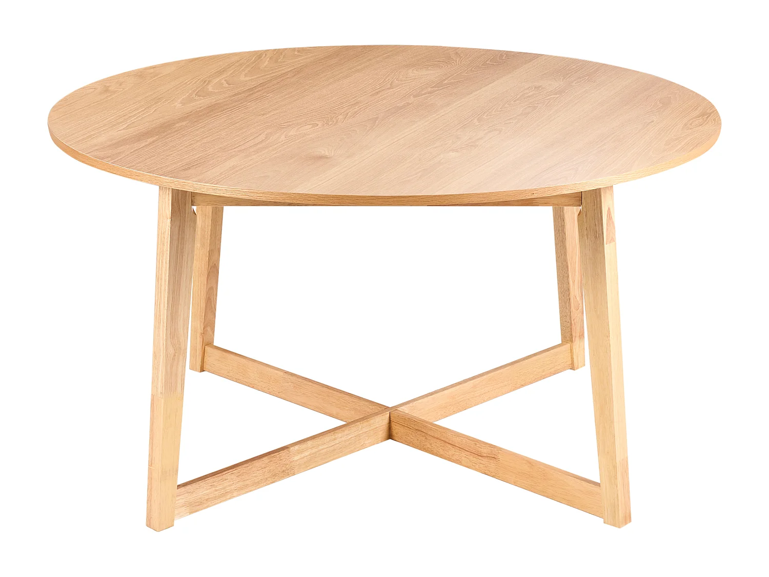 Table de repas WAIPORI Chêne clair 140 cm 140 cm