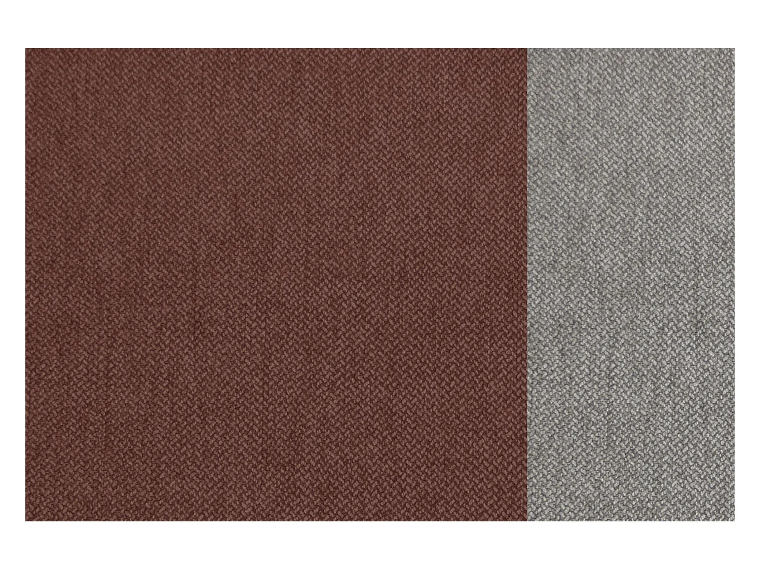 PLAUEN Sofa 3-Sitzer mit 2 Relaxfunktionen und verstellbare Kopfstützen, bordeaux