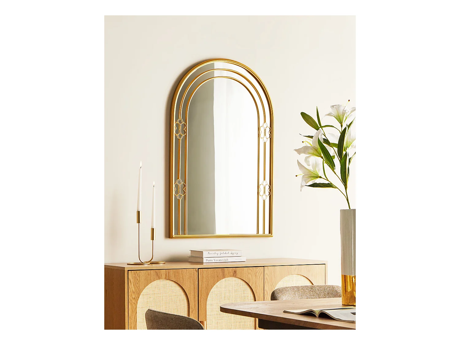 Miroir MAUTRE 66 cm 98 cm Doré