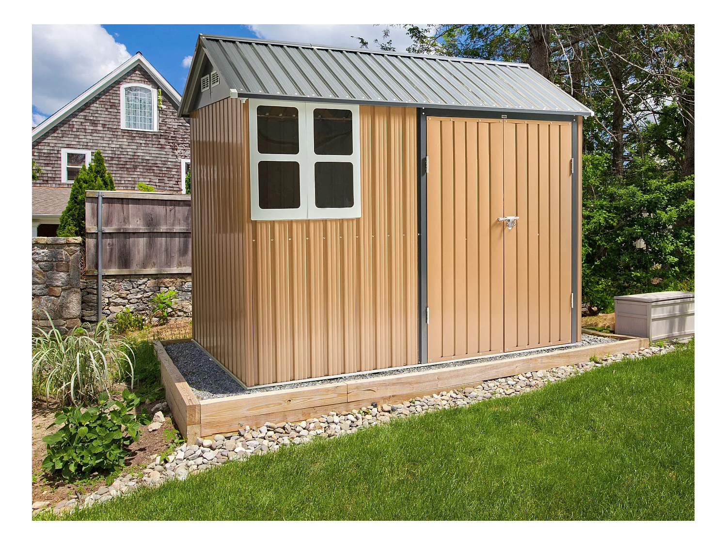 Abri de jardin NOCCIANO 248 cm 161 cm Marron