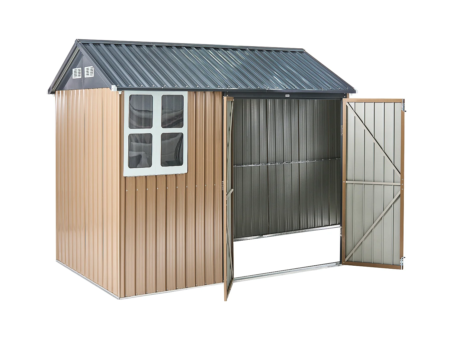 Abri de jardin NOCCIANO 248 cm 161 cm Marron