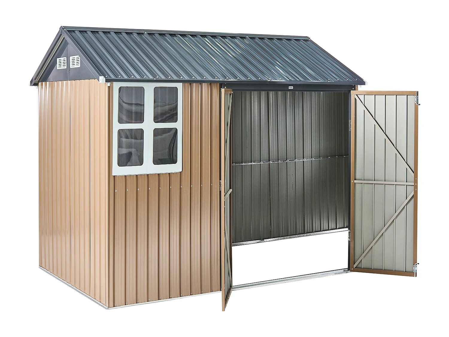 Abri de jardin NOCCIANO 248 cm 161 cm Marron