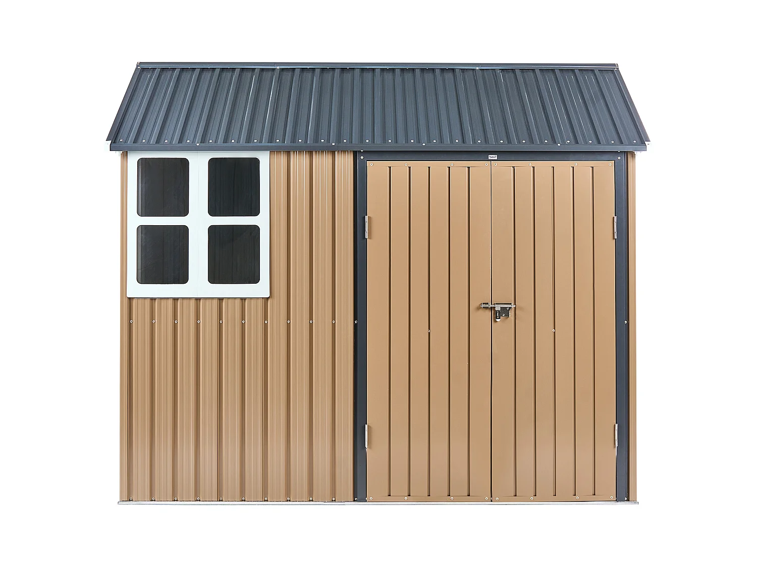 Abri de jardin NOCCIANO 248 cm 161 cm Métal Marron