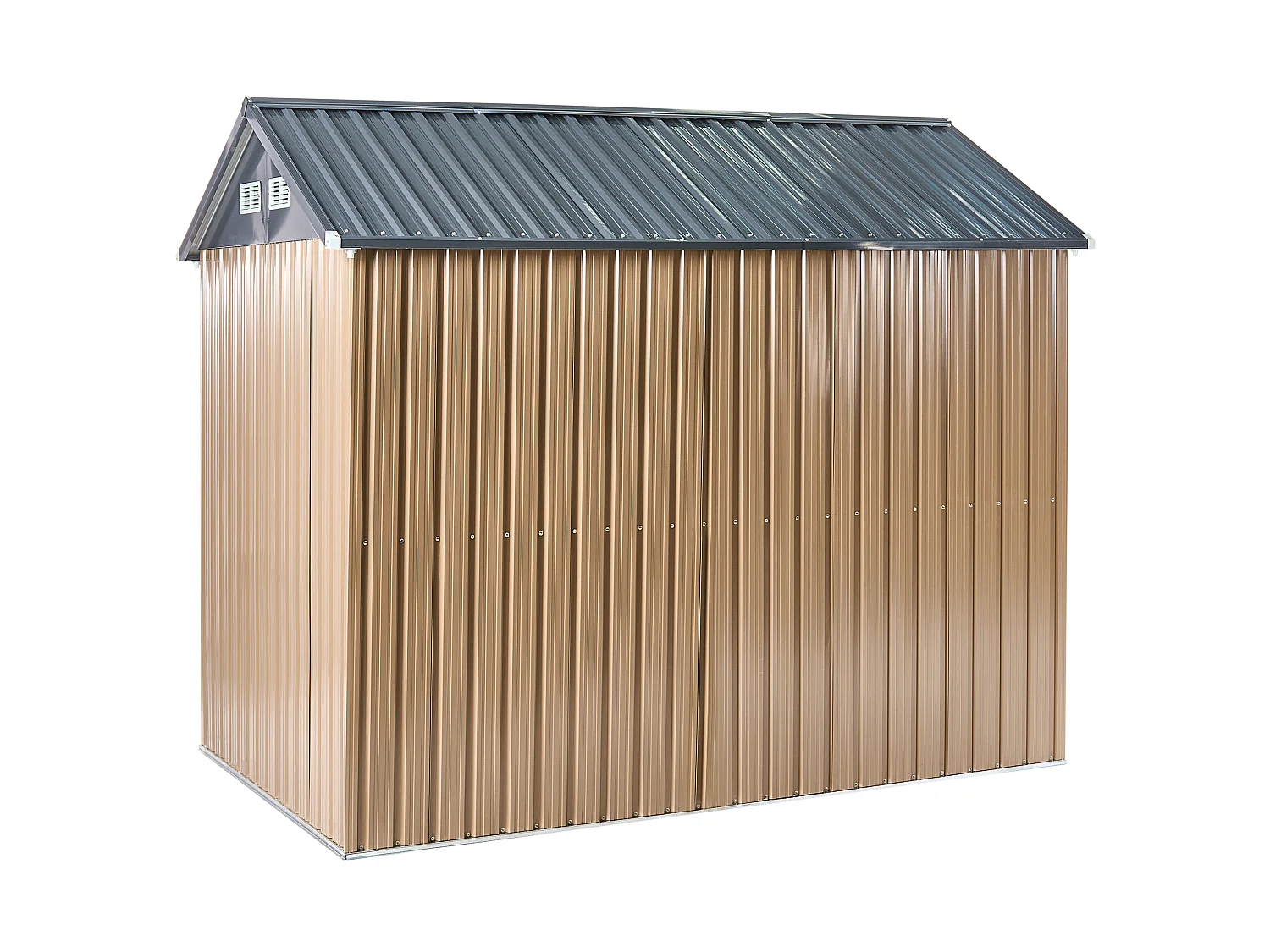 Abri de jardin NOCCIANO 248 cm 161 cm Métal Marron