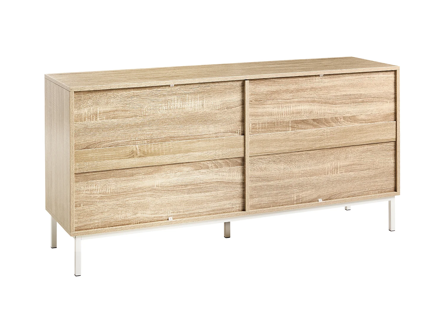 Commode à 6 tiroirs ROYALLA Marron clair