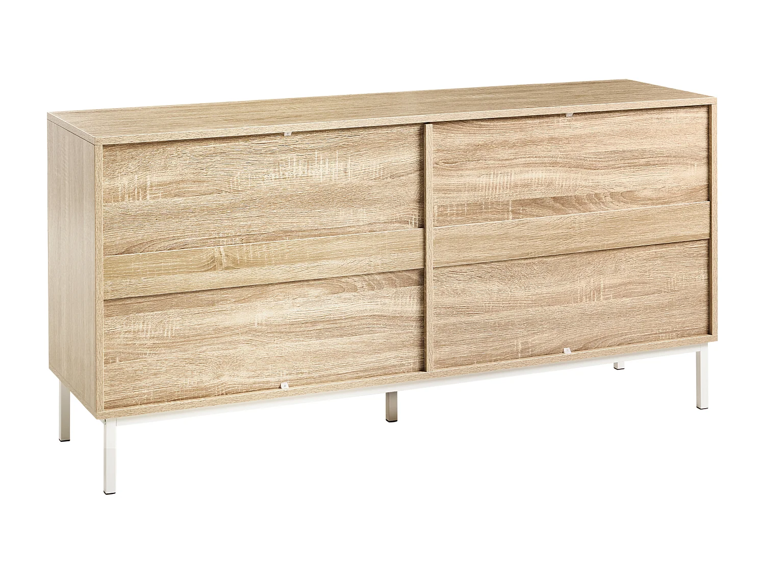 Commode à 6 tiroirs ROYALLA Marron clair