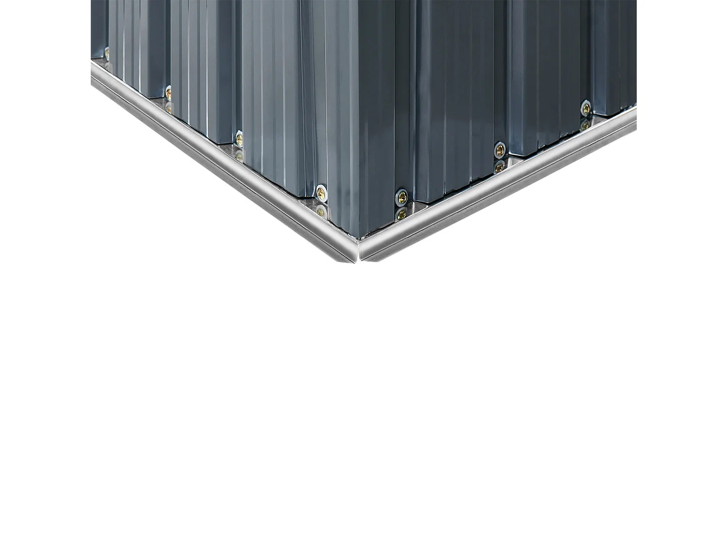 Abri de jardin AISONE 150 cm 89 cm Gris graphite