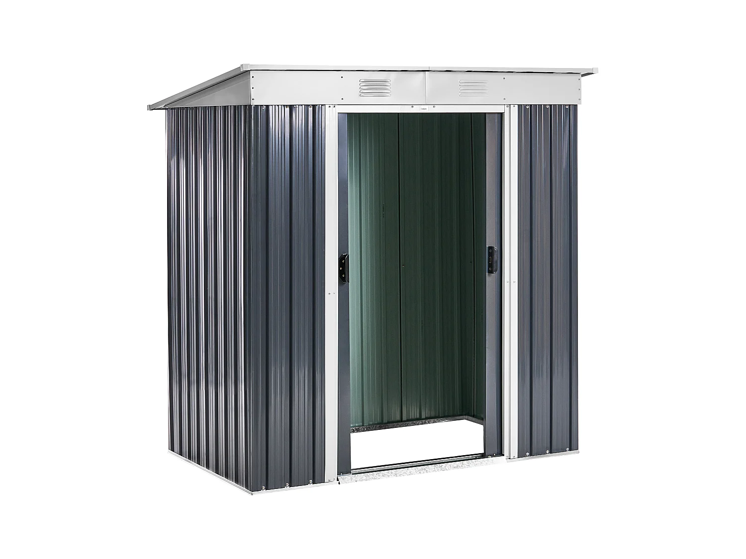 Abri de jardin ACILIA 174 cm 110 cm Gris graphite