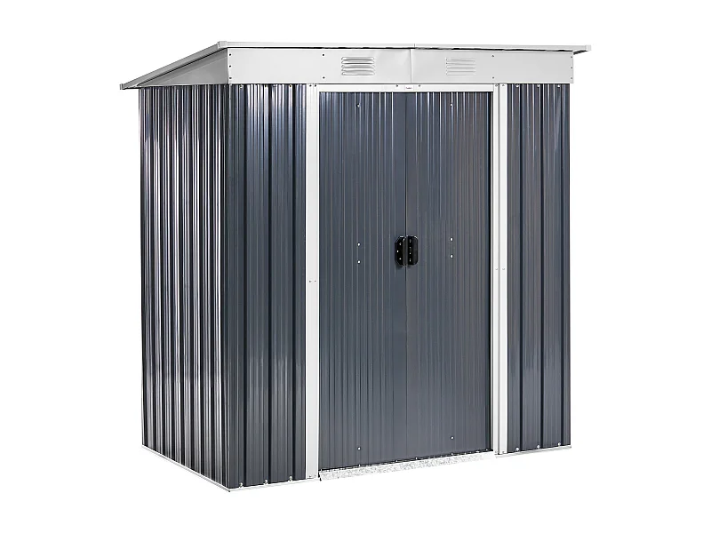 Abri de jardin ACILIA 174 cm 110 cm Gris graphite