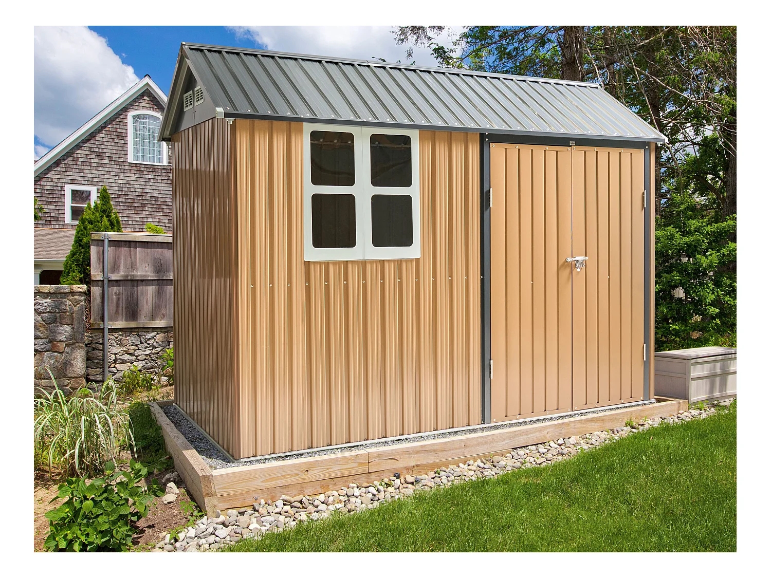 Abri de jardin NOCCIANO 313 cm 220 cm Marron