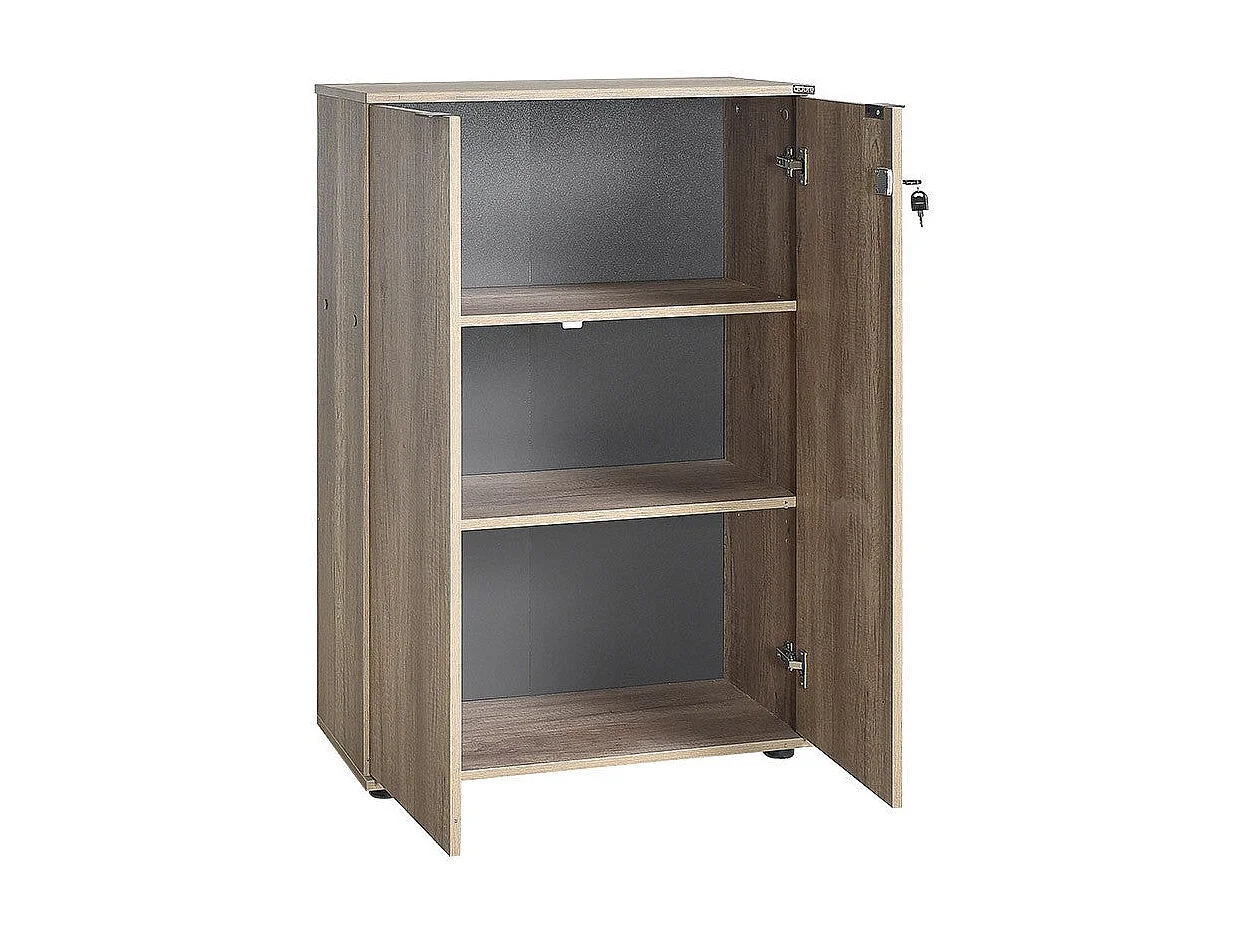 Librería – 72 cm x 109 cm x 34 cm – Nogal claro – Tablero de partículas
