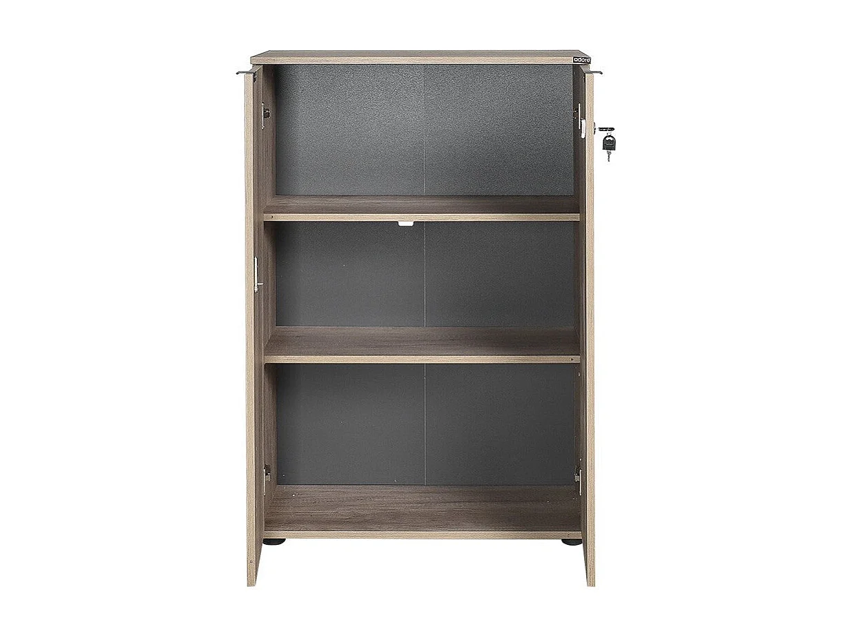 Librería – 72 cm x 109 cm x 34 cm – Nogal claro – Tablero de partículas