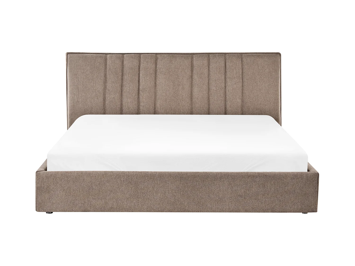 Lit ottoman Tissu TARASCON 180 x 200 cm Taupe