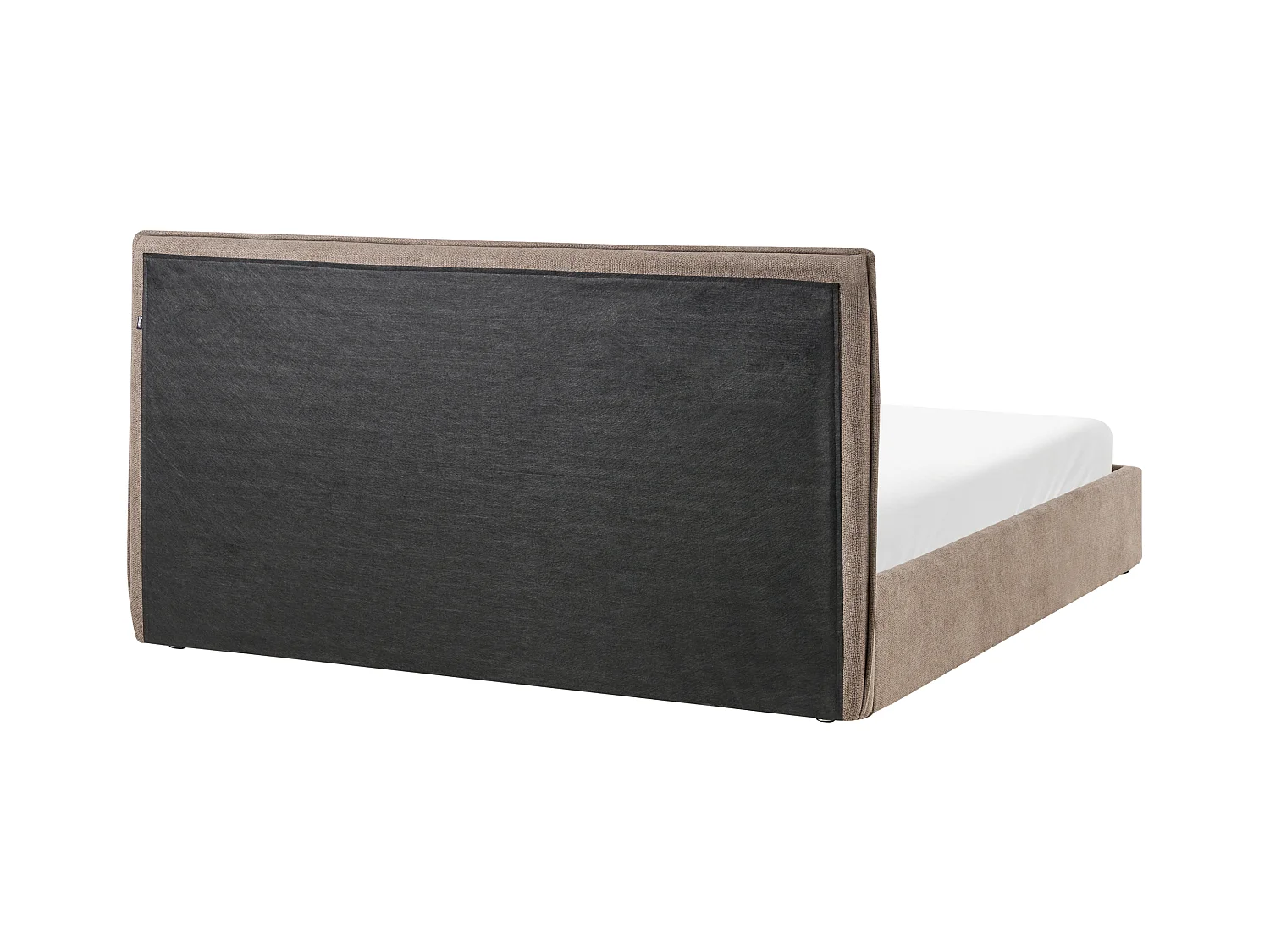 Lit ottoman Tissu TARASCON 180 x 200 cm Taupe