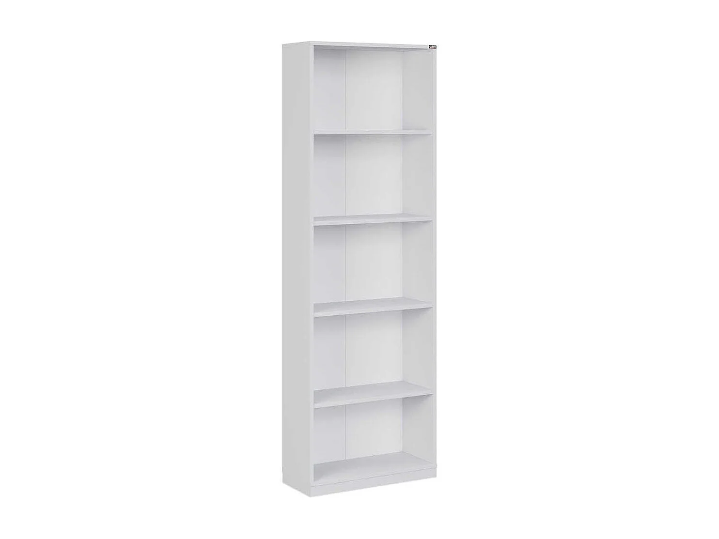 Bibliothèque – 64 cm x 182 cm x 26 cm – Blanc – Panneaux de particules mélaminés