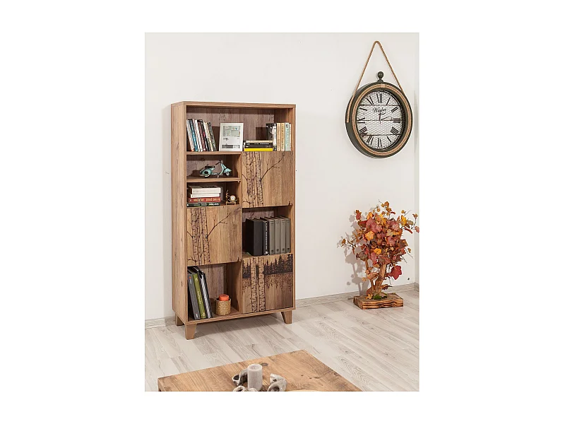 Półka MDF pokryta melaminą – 80 x 152 x 36 cm – Pinheiro Atlântico