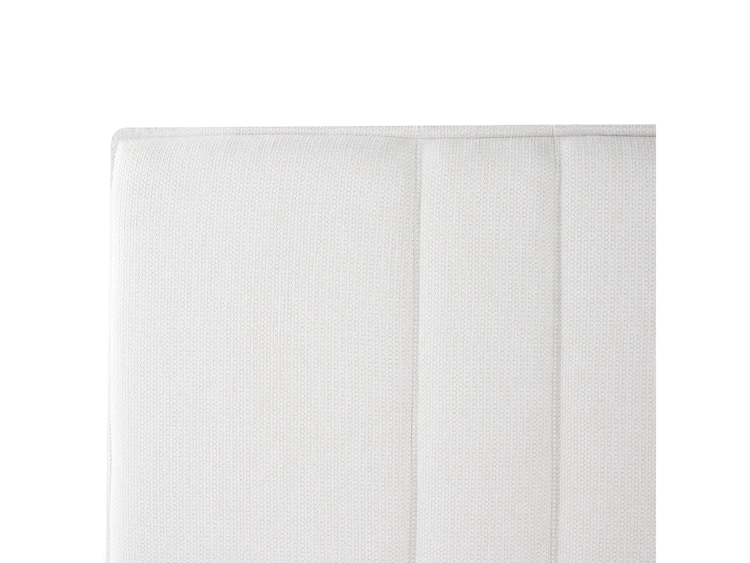 Lit ottoman Tissu TARASCON 160 x 200 cm Beige clair