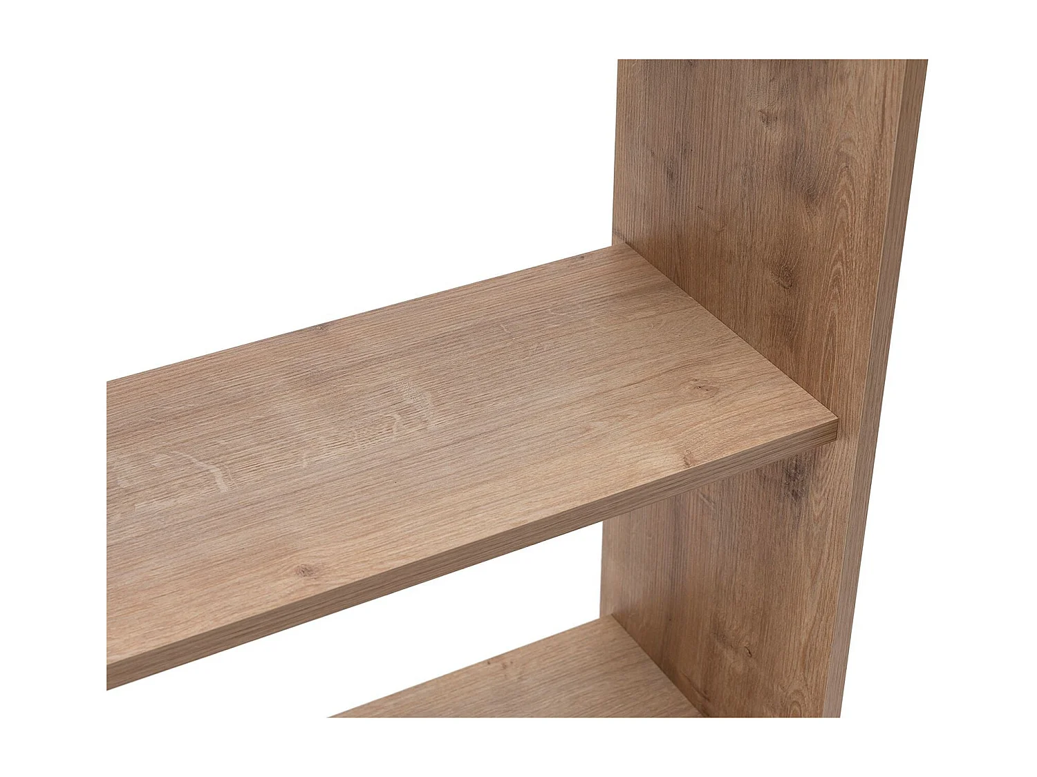 Bibliothèque – 90cm x 30cm x 180cm – Saphir et Blanc – Panneau de particules mélaminé