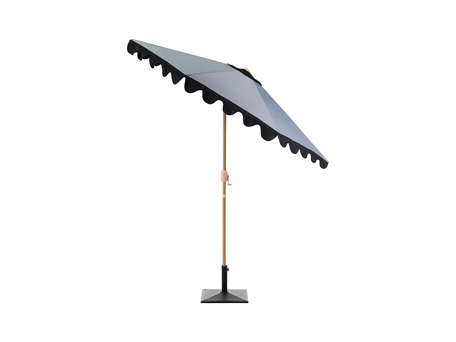 Parasol de jardin 270 cm ISOLOTTO Gris