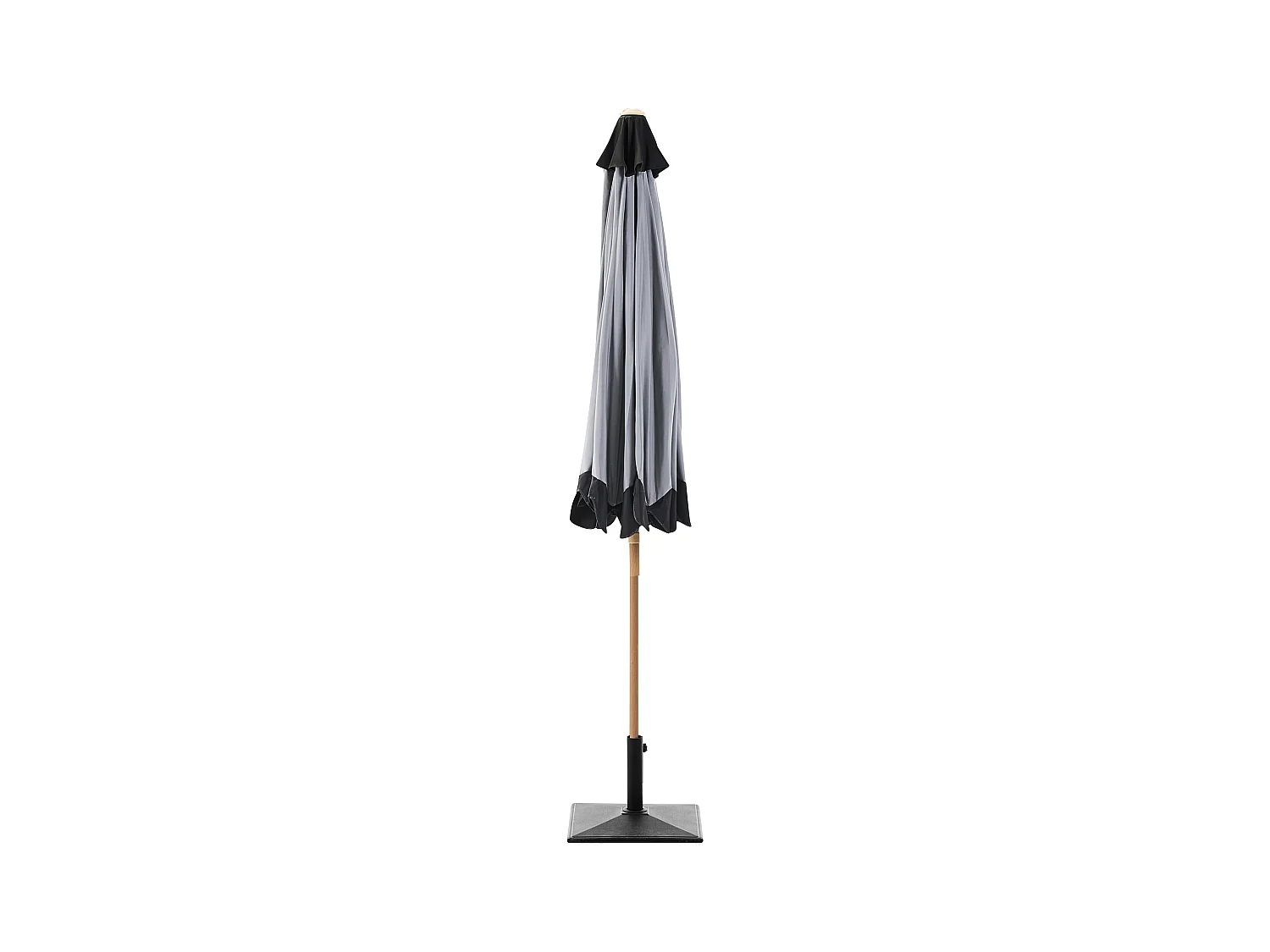 Parasol de jardin 270 cm ISOLOTTO Gris