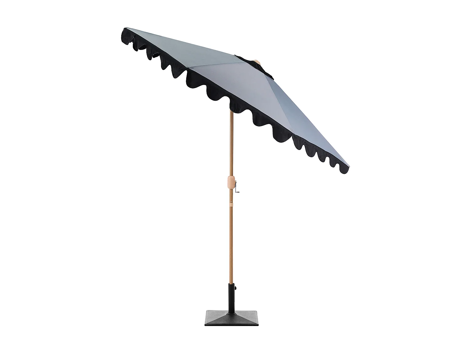 Parasol de jardin 270 cm ISOLOTTO Gris