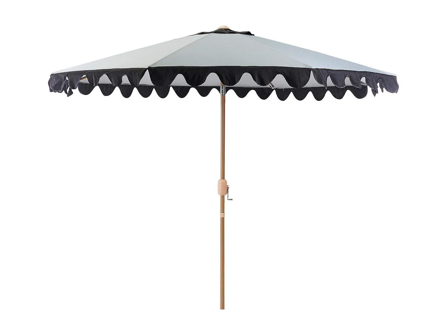 Parasol de jardin 270 cm ISOLOTTO Gris