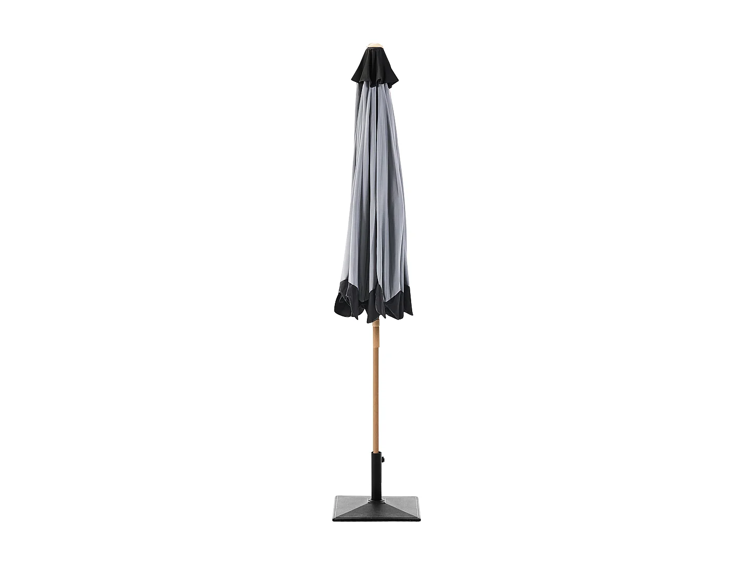 Parasol de jardin 270 cm ISOLOTTO Gris