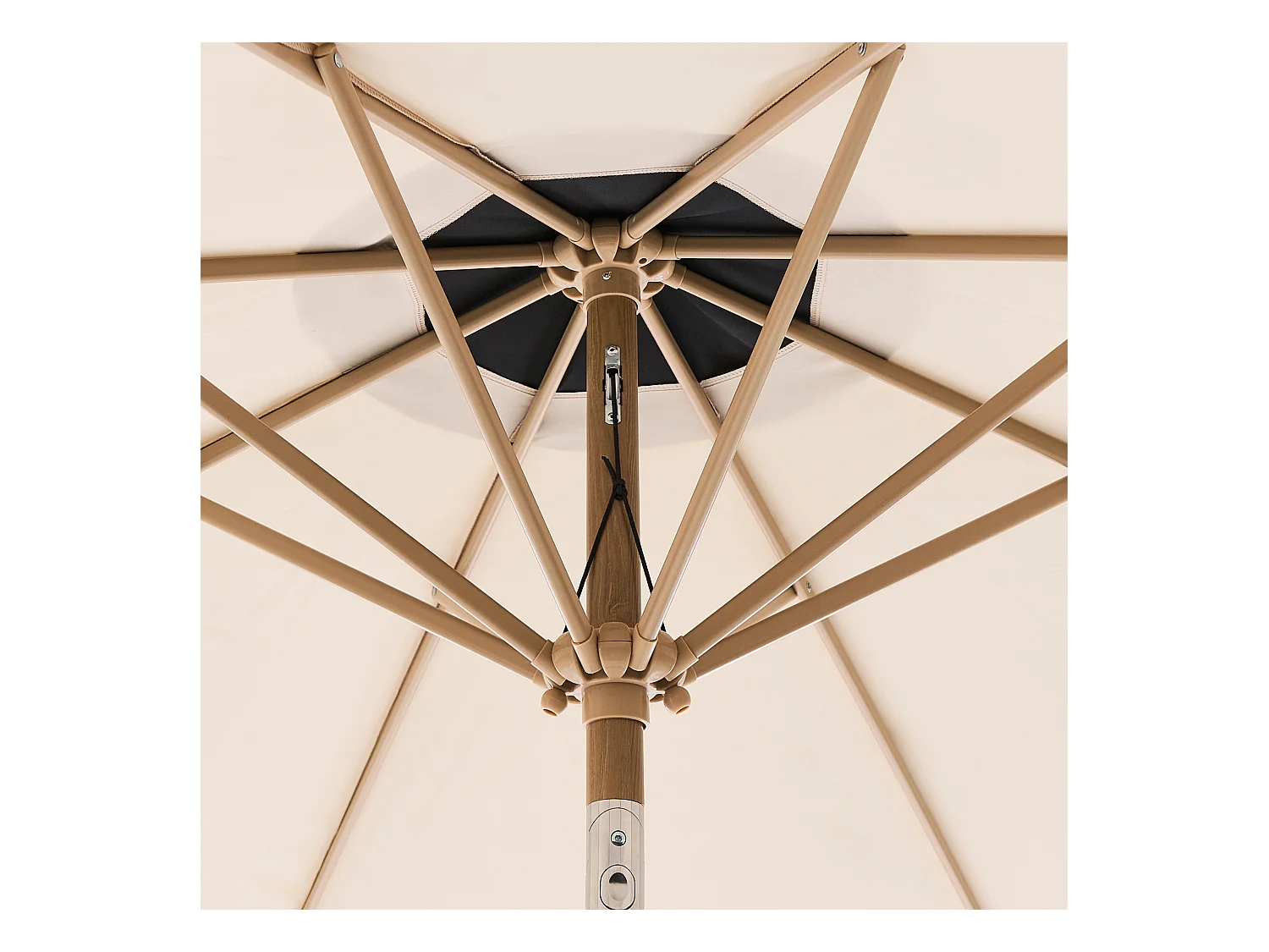 Parasol de jardin 270 cm ISOLOTTO Beige