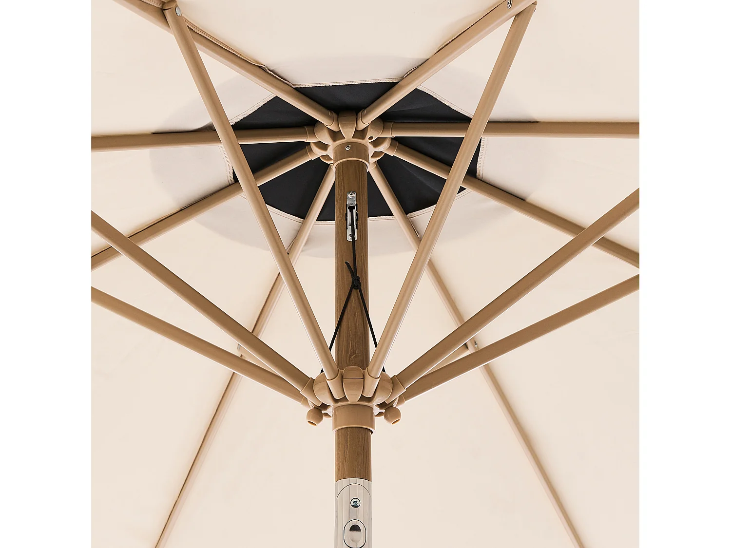 Parasol de jardin 270 cm ISOLOTTO Beige