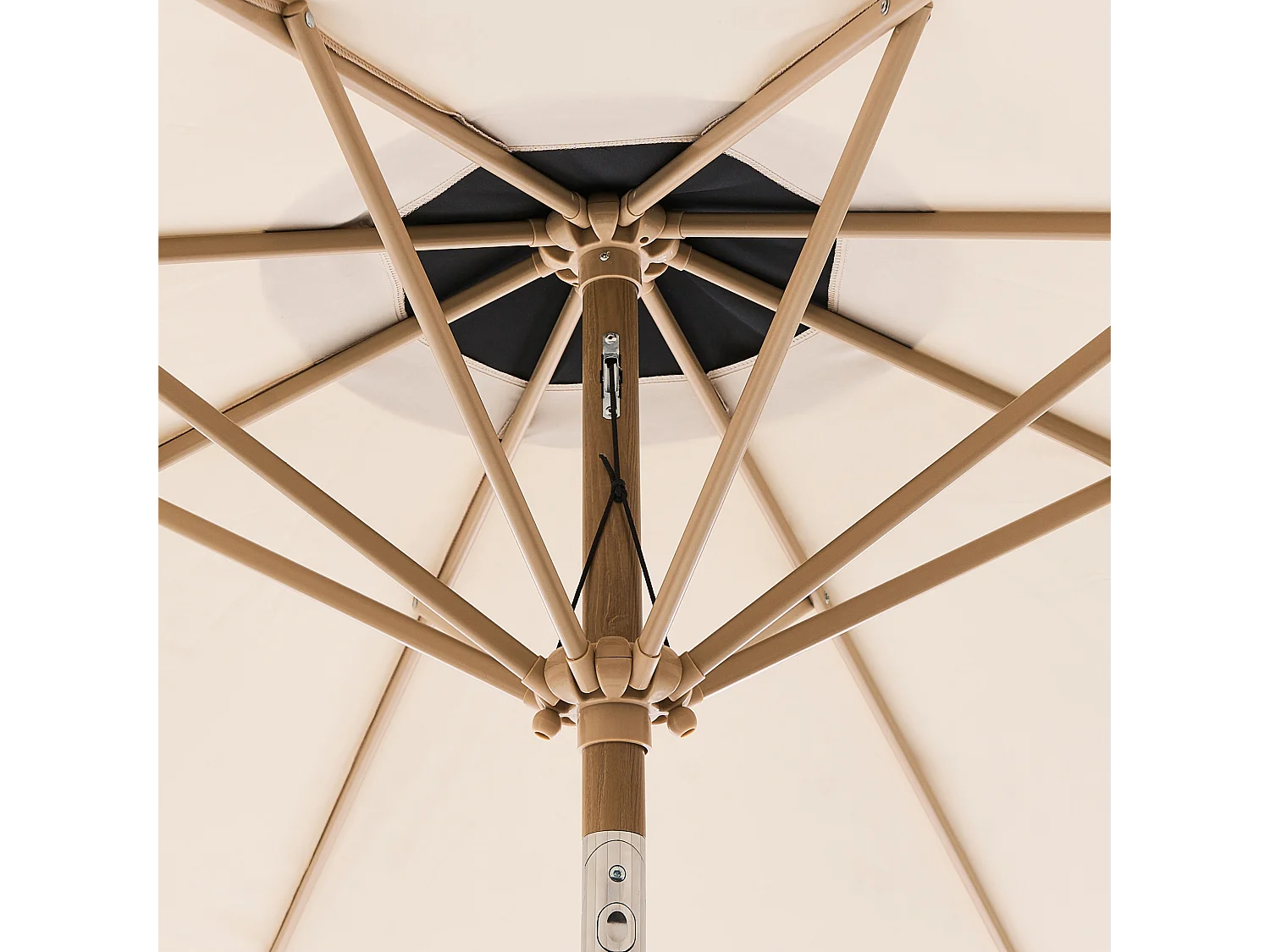 Parasol de jardin 270 cm ISOLOTTO Beige