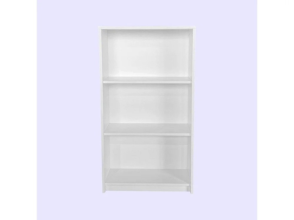 Librería – 58 cm x 106 cm x 23 cm – Blanca – Tablero de partículas