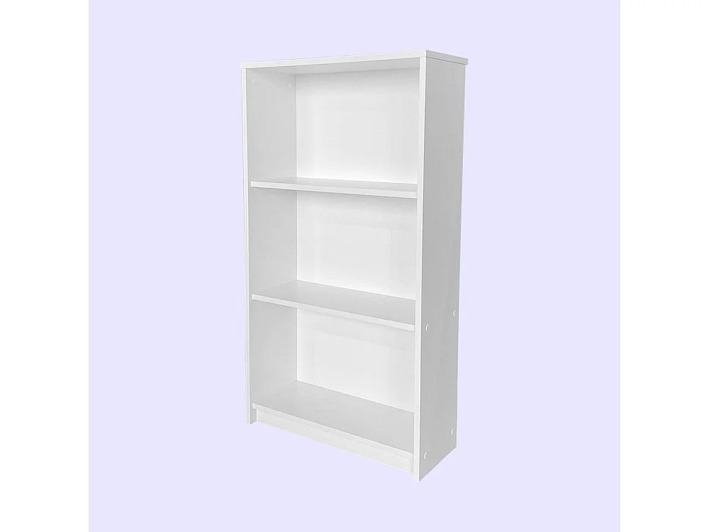 Librería – 58 cm x 106 cm x 23 cm – Blanca – Tablero de partículas