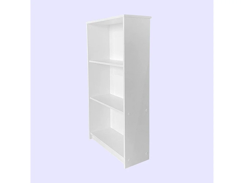 Librería – 58 cm x 106 cm x 23 cm – Blanca – Tablero de partículas