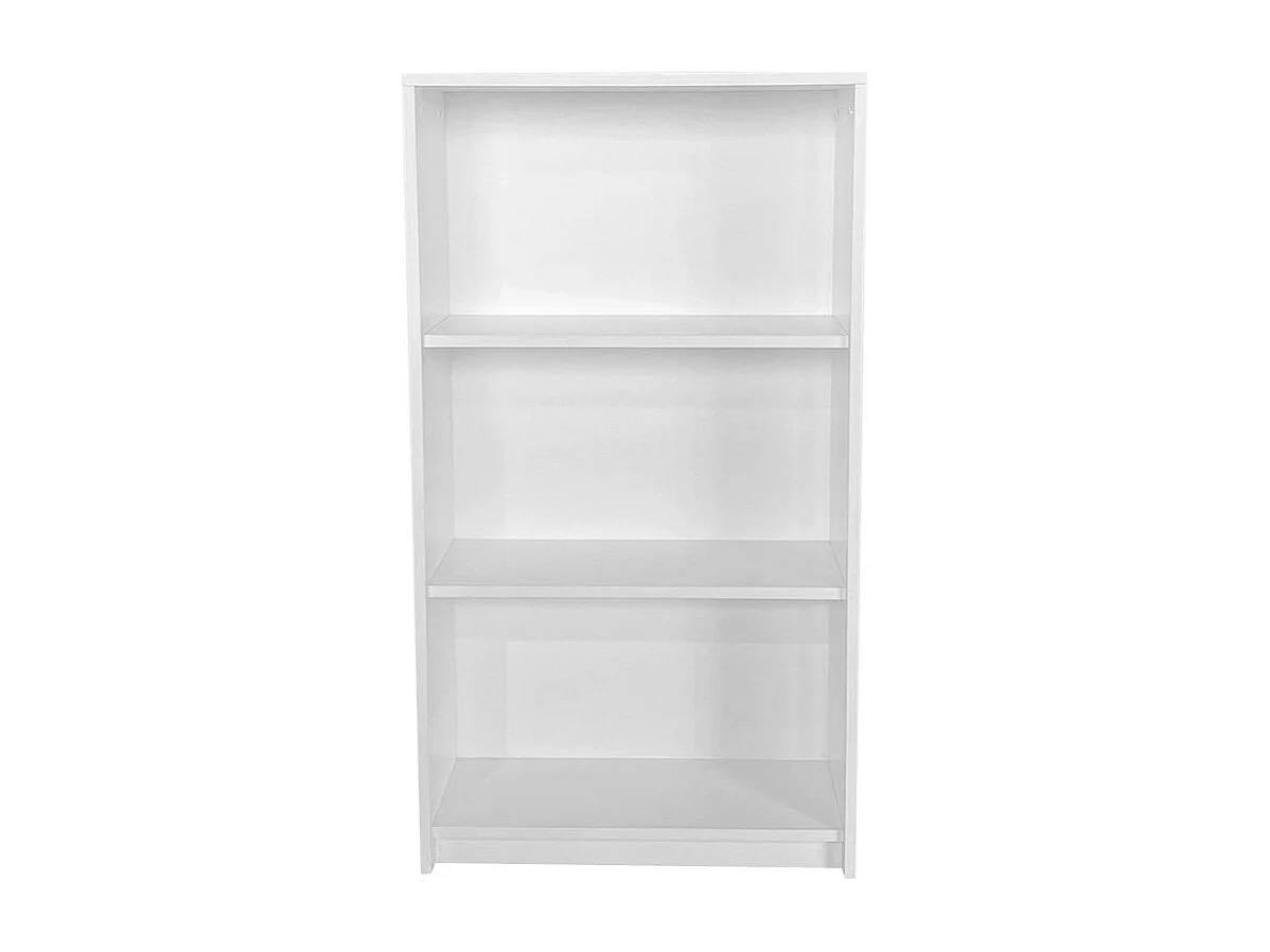 Librería – 58 cm x 106 cm x 23 cm – Blanca – Tablero de partículas