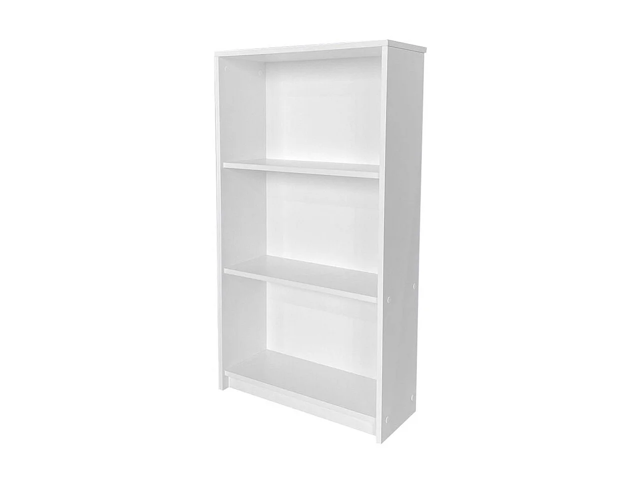 Librería – 58 cm x 106 cm x 23 cm – Blanca – Tablero de partículas