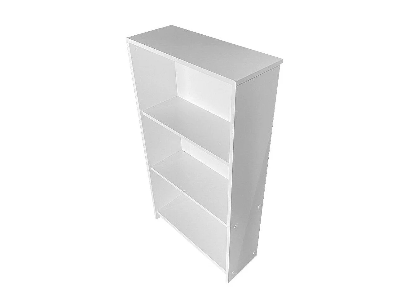 Librería – 58 cm x 106 cm x 23 cm – Blanca – Tablero de partículas