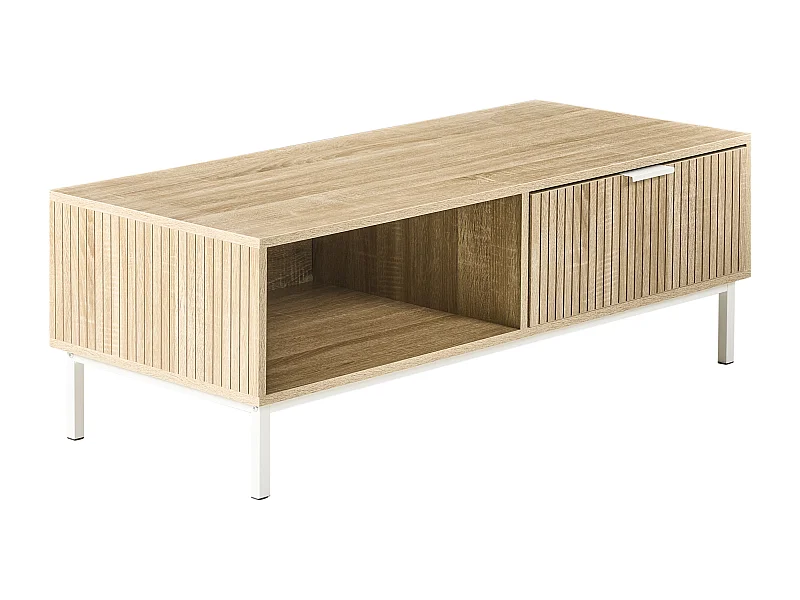 Table basse ROYALLA Marron clair