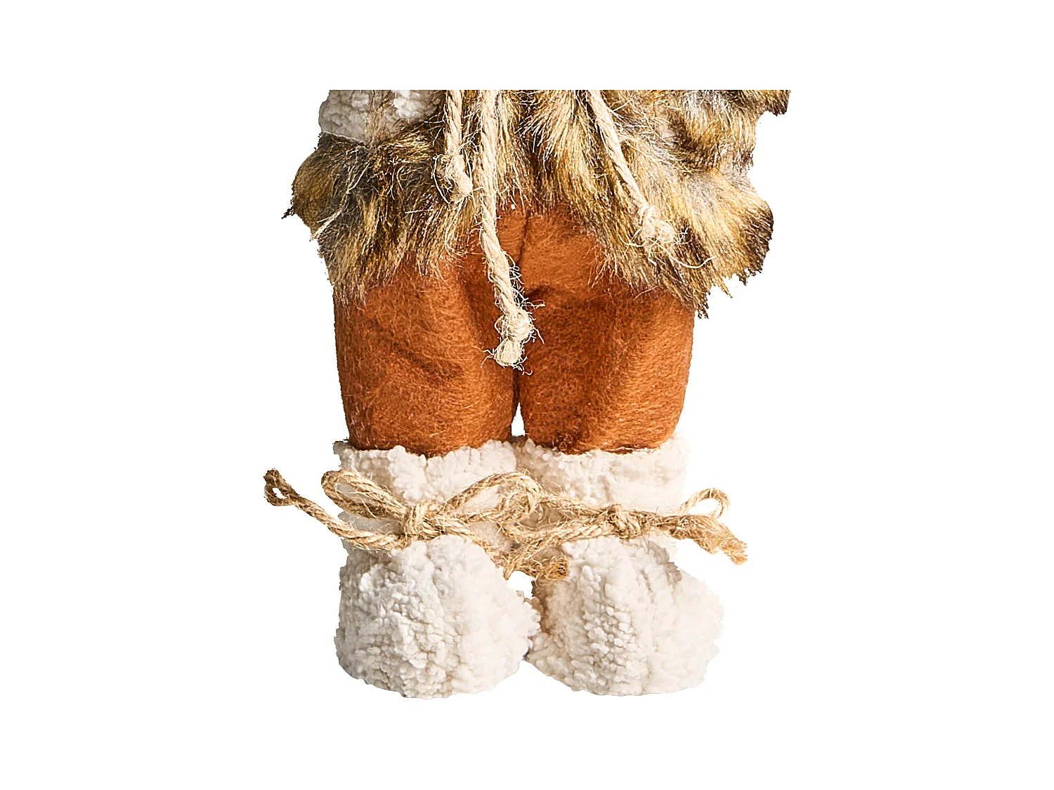 Décoration de Noël SVARTEVATNET Père Noël 37 cm Marron/blanc