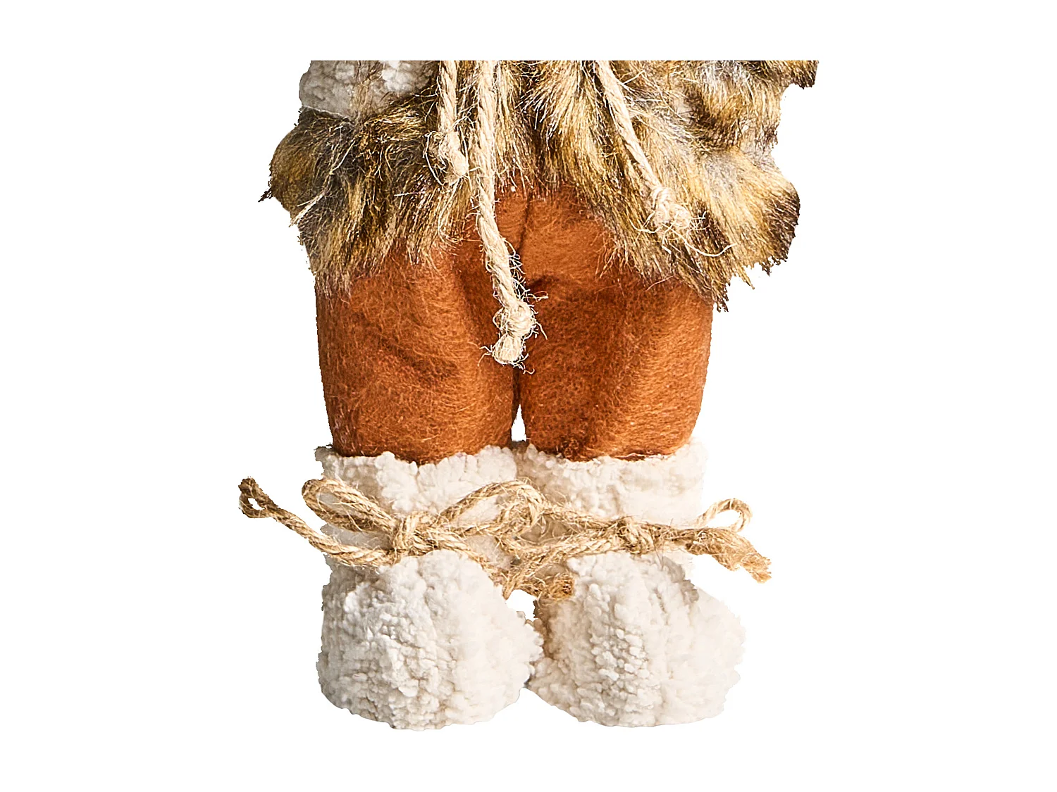 Décoration de Noël SVARTEVATNET Père Noël 37 cm Marron/blanc