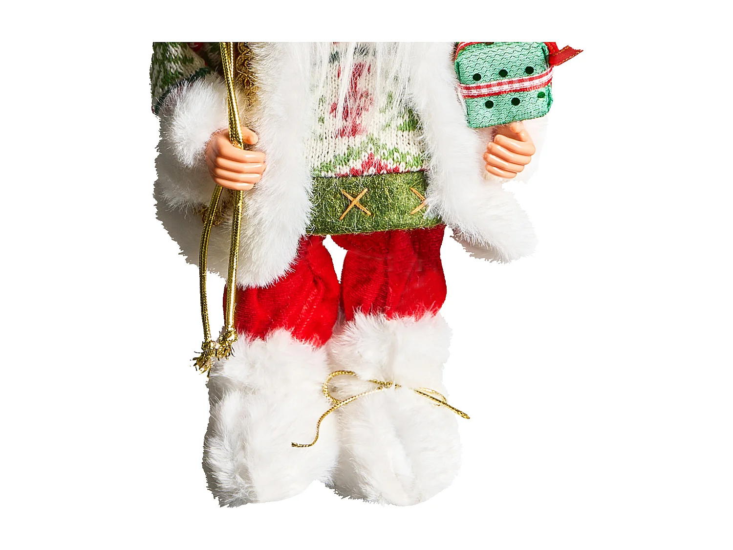 Décoration de Noël MOSVATN Père Noël 37 cm Rouge/vert