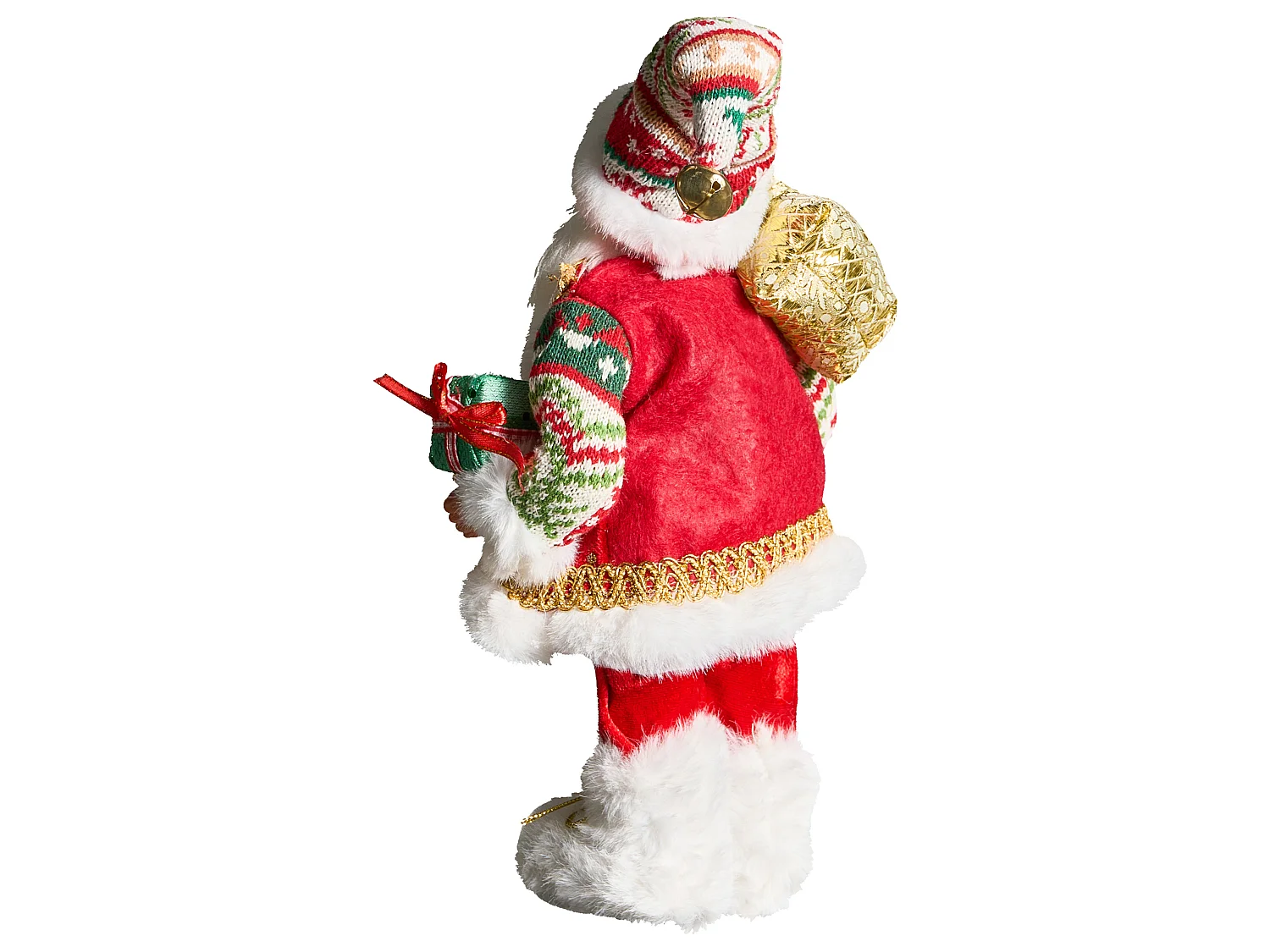 Décoration de Noël MOSVATN 37 cm Père Noël Rouge/vert