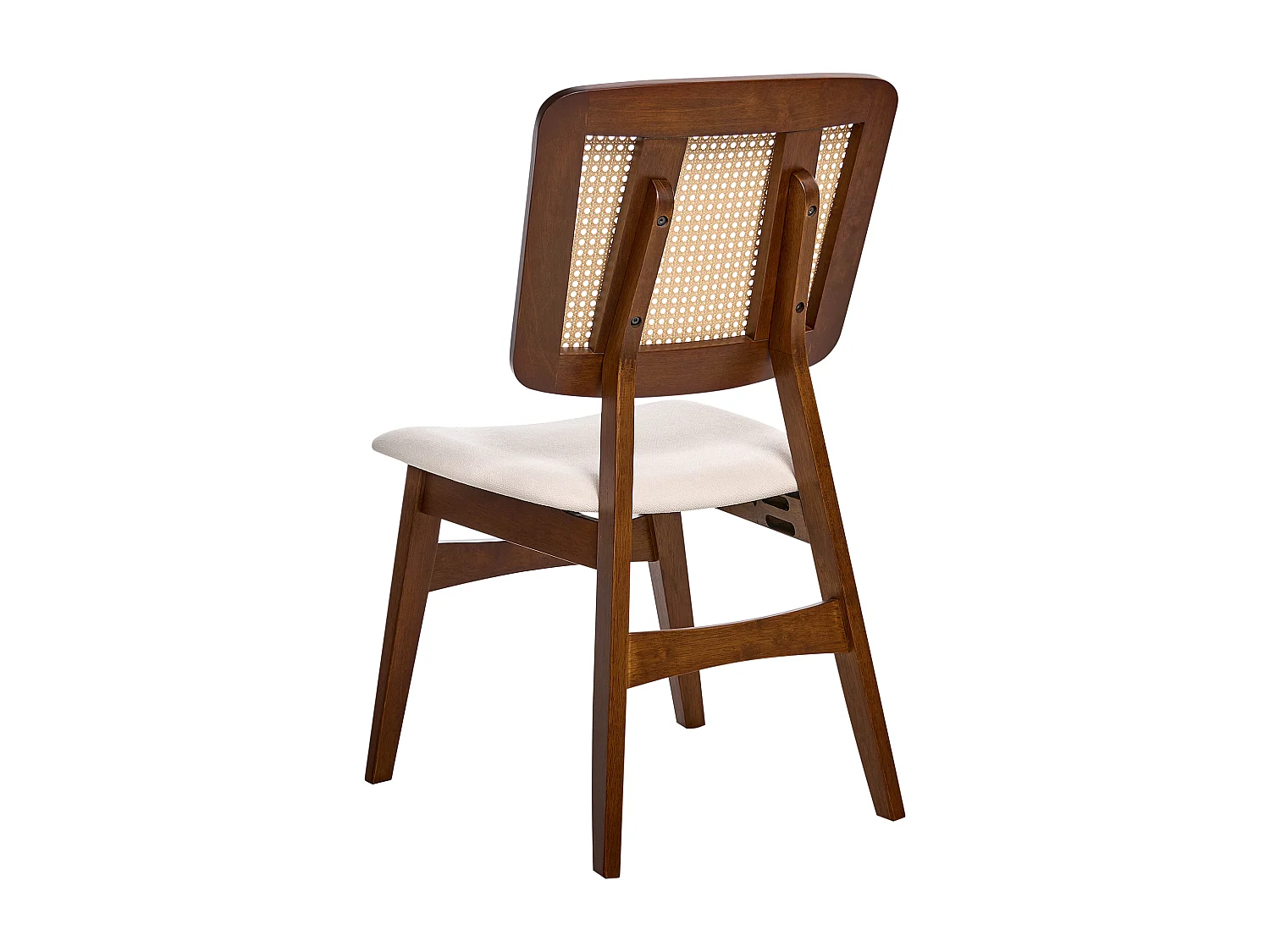 Lot de 2 chaises de salle à manger ALCOVA Bois Marron