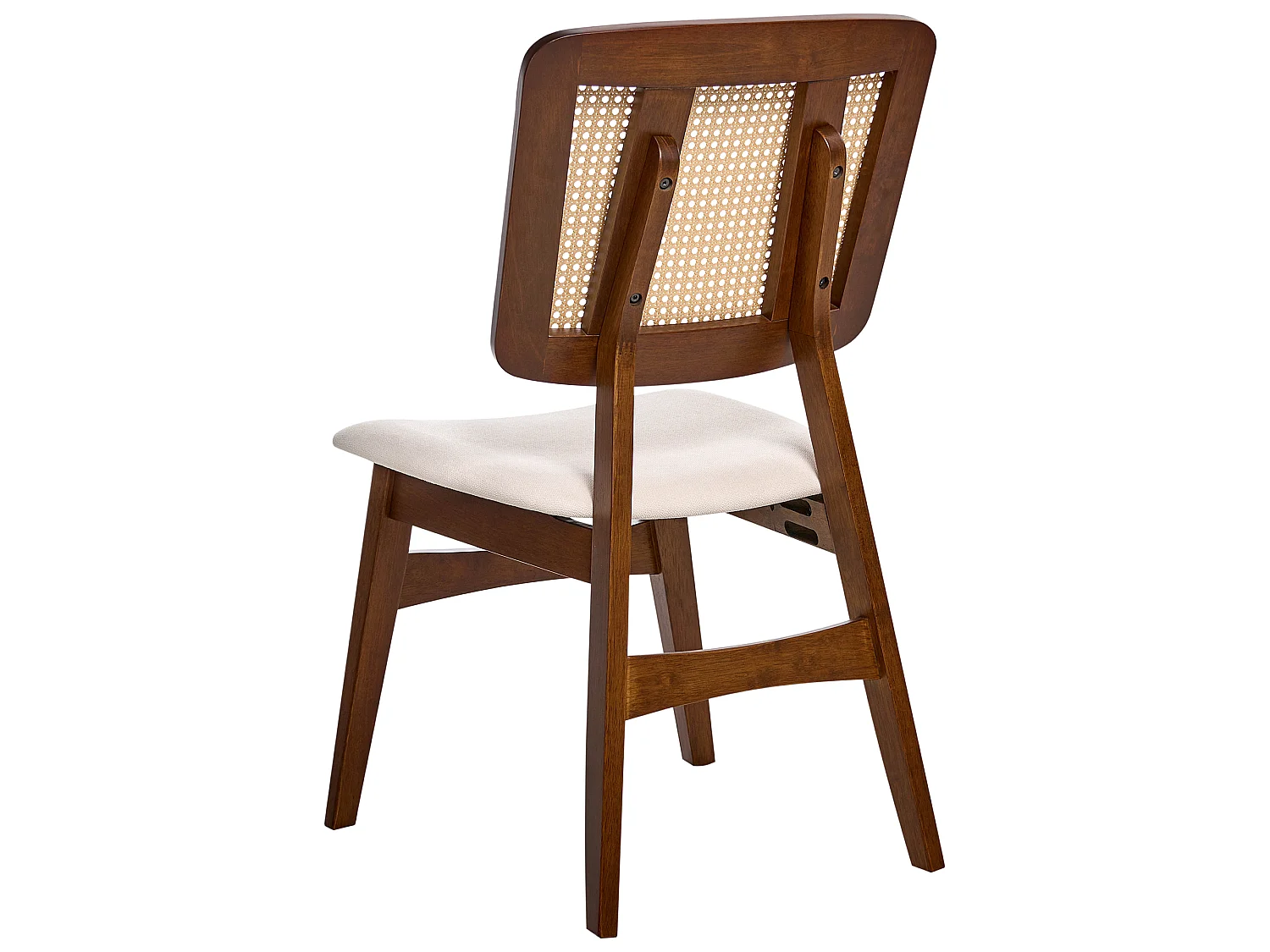 Lot de 2 chaises de salle à manger ALCOVA Bois Marron