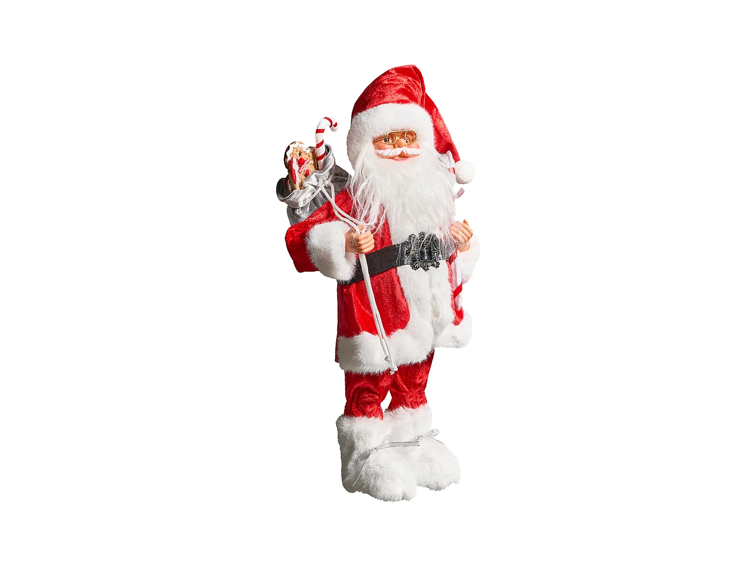 Décoration de Noël ORMSAVATNET Père Noël 45 cm Rouge