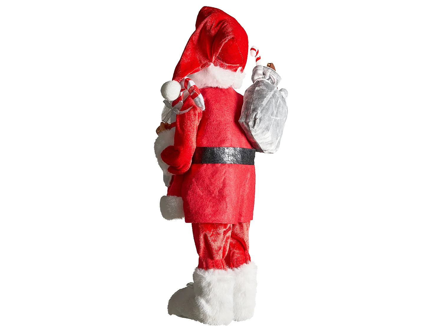 Décoration de Noël ORMSAVATNET 45 cm Père Noël Rouge