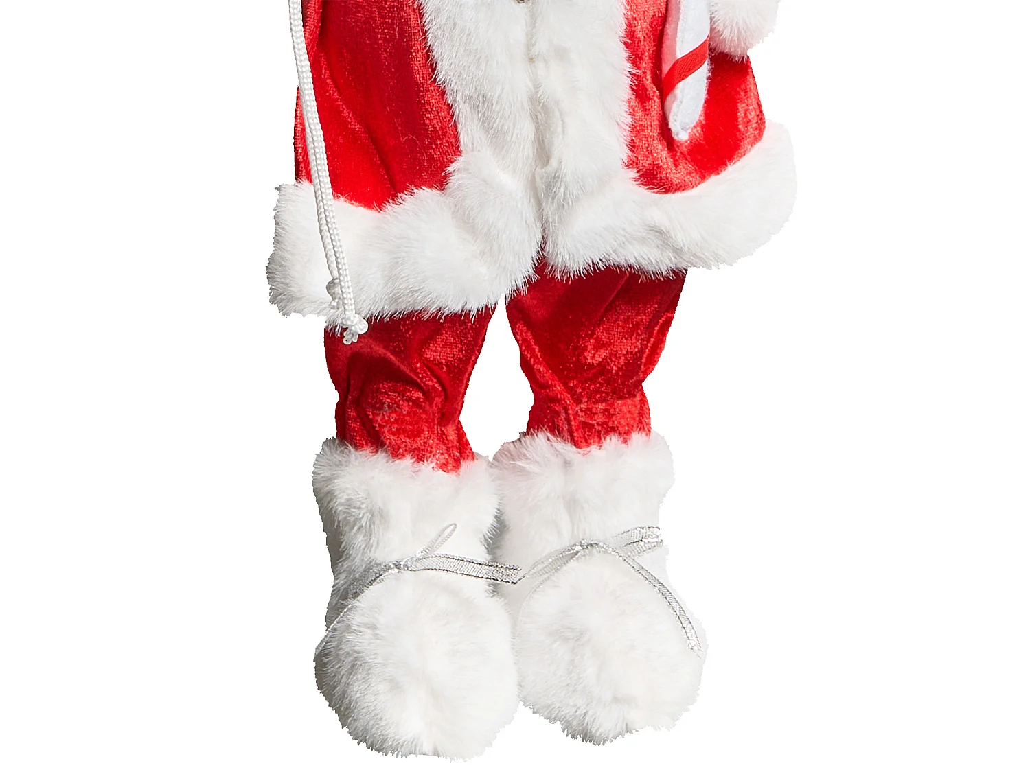 Décoration de Noël ORMSAVATNET 45 cm Père Noël Rouge