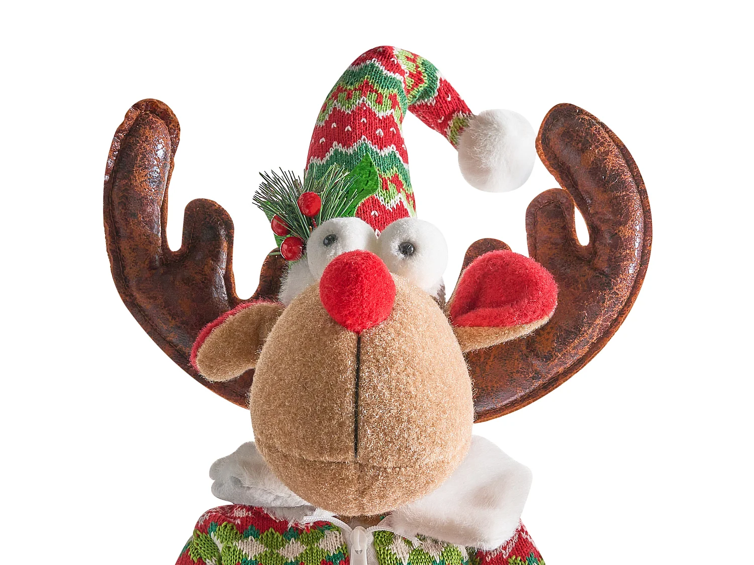 Set of 2 Christmas Decorations ULDALSANA Reindeer 66-95 cm Multicolour