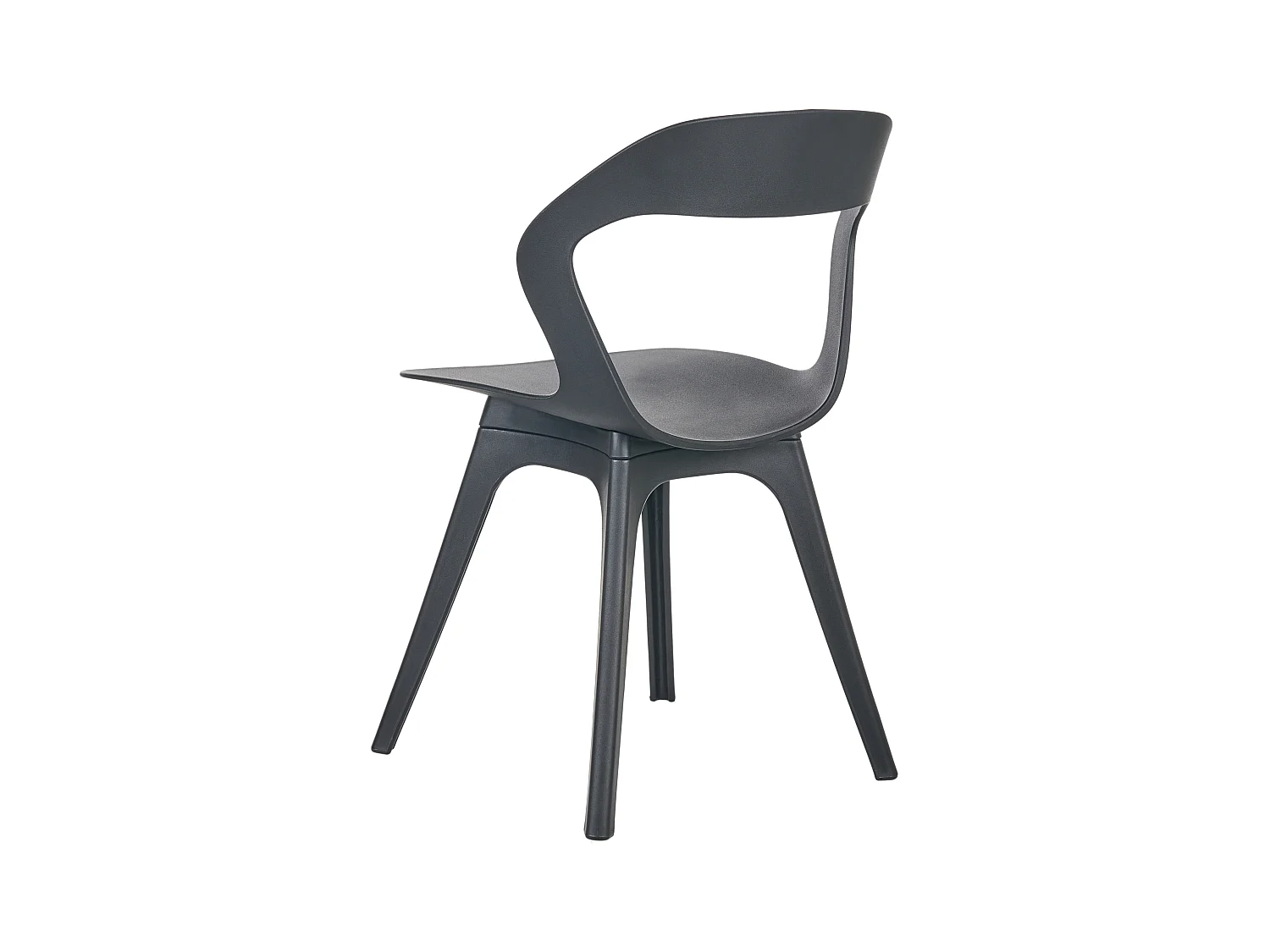 Lot de 4 chaises de jardin LACHANIA Noir