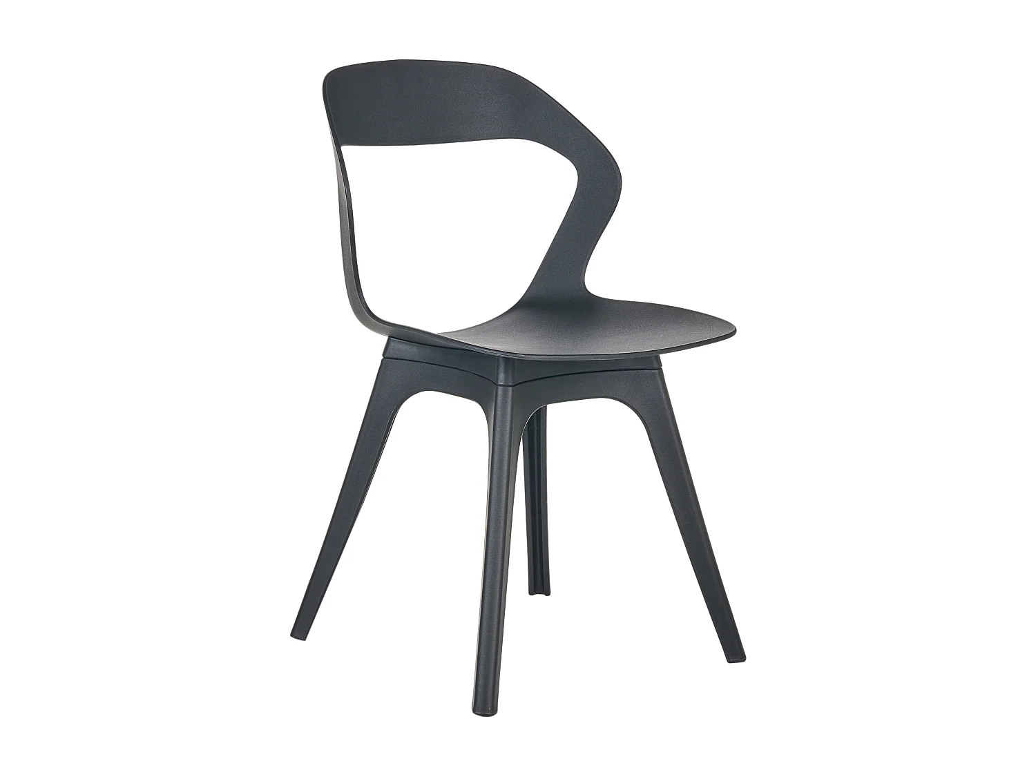 Lot de 4 chaises de jardin LACHANIA Noir